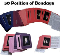 50 Positions de Bondage – Jeu de cartes coquin pour couples