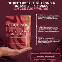 COQUINOU – Les Gummies stimulantes pour le plaisir féminin qui fonctionnent vraiment